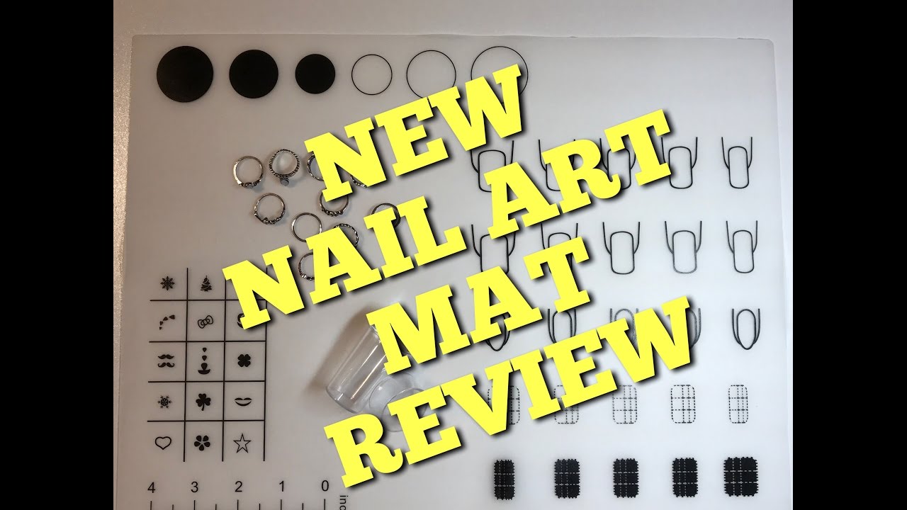 NEW NAIL ART SUPPLIER EnjoyOurs.com Silicone Mat + Clear Stamper | Review + Drag Marble DIY