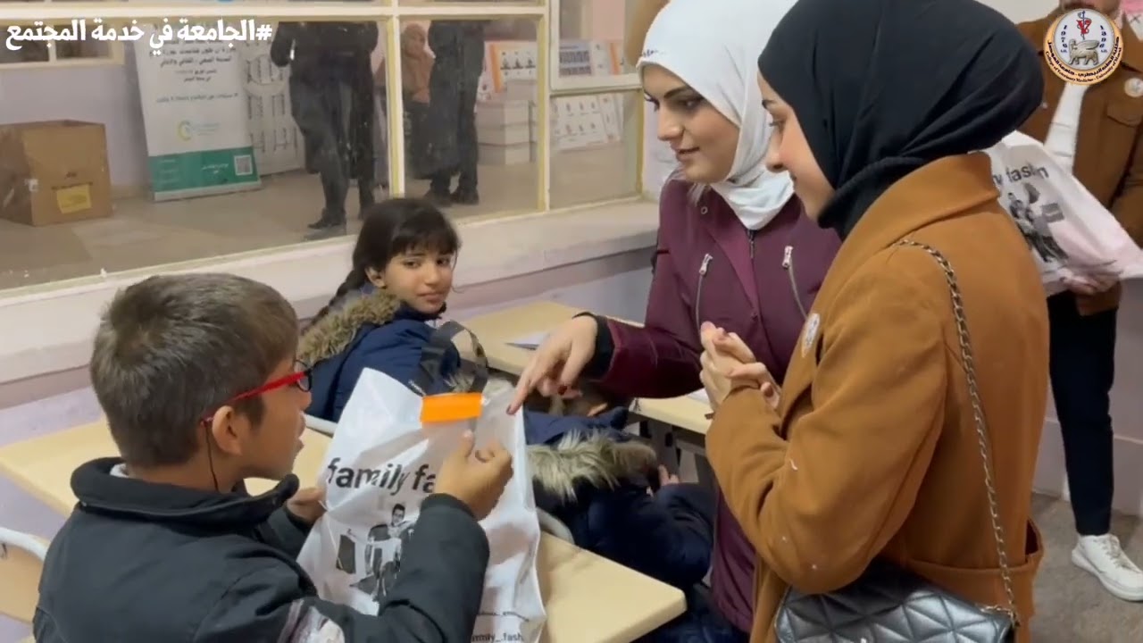 حملة تطوعية الى معهد الامل للصم والبكم