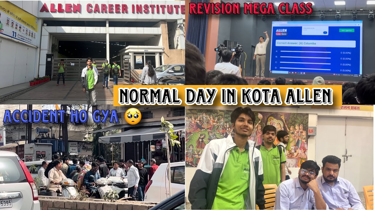 Day in Kota Allen || Day 5 Revision Mega Class #allen #allenkota #neetpreparation