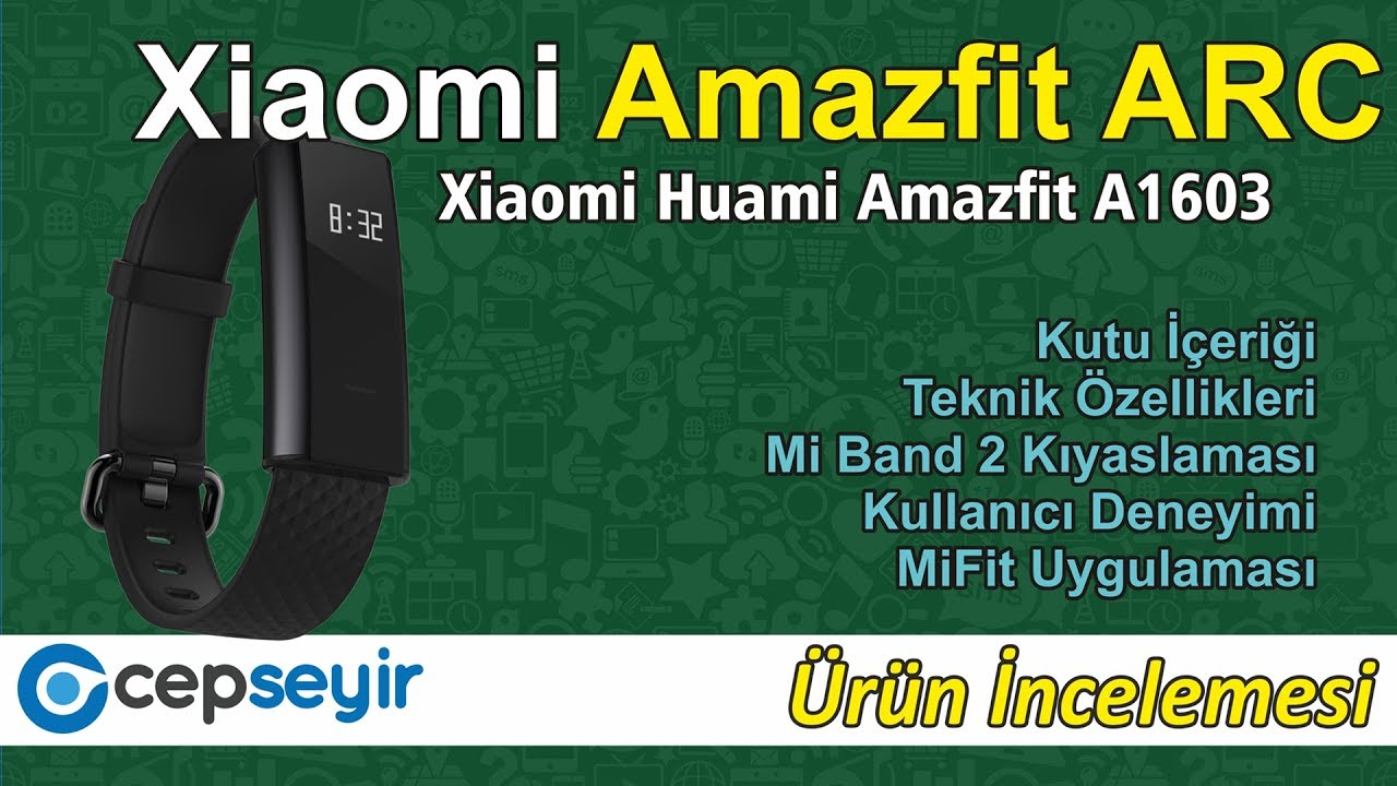 Xiaomi Amazfit Arc - A1603 Akıllı Aktivite Bilekliği İncelemesi
