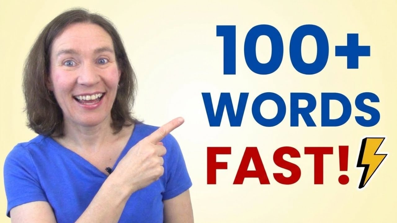 ⚡ Learn 100 English words FAST!