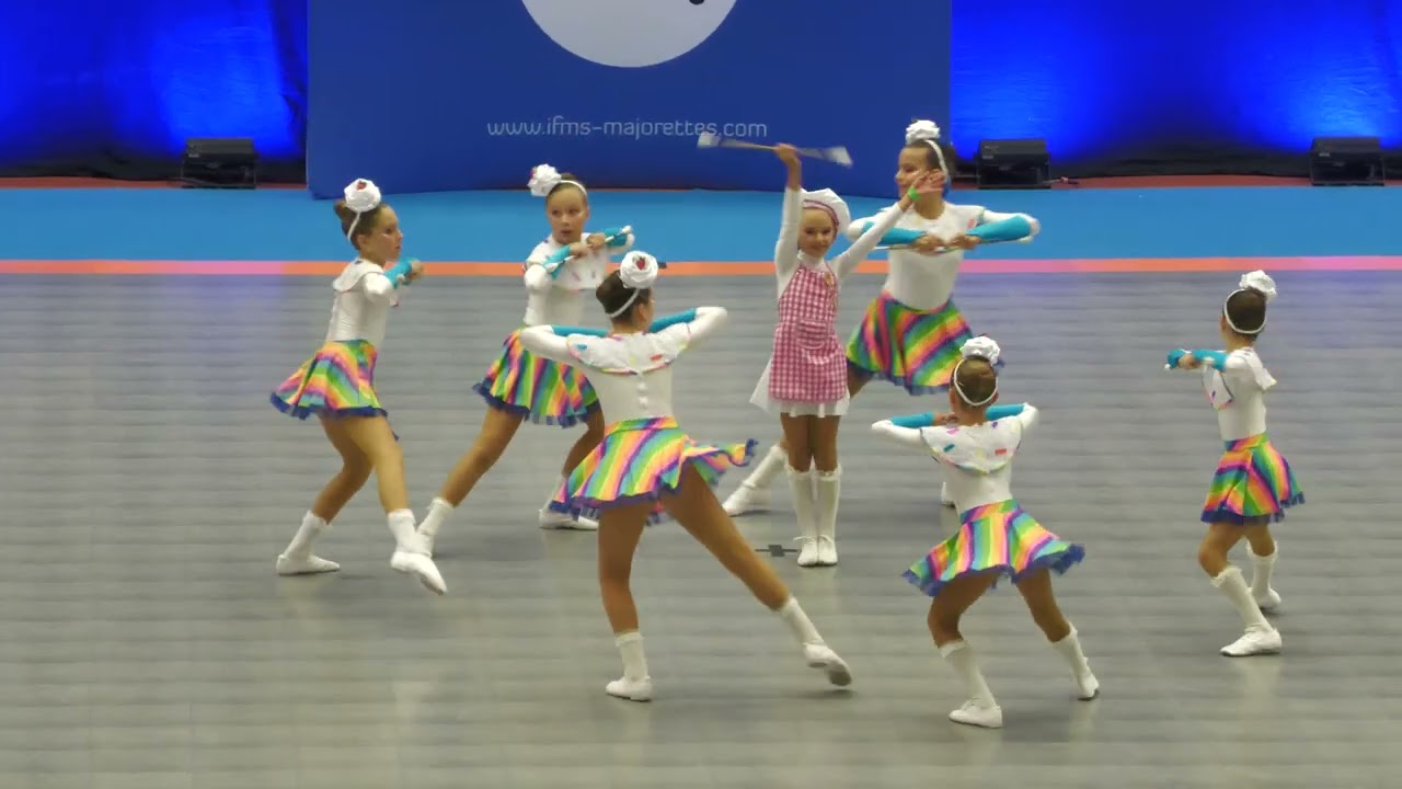 Majorettes *Prezioso Sokol Blatna* BATON stage / Mažoretky- Ostrava 2025 WM Championship