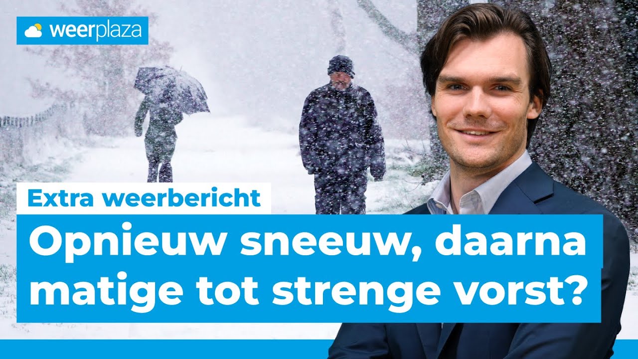 ❄️🥶Na sneeuw matige tot strenge vorst? | Weerbericht
