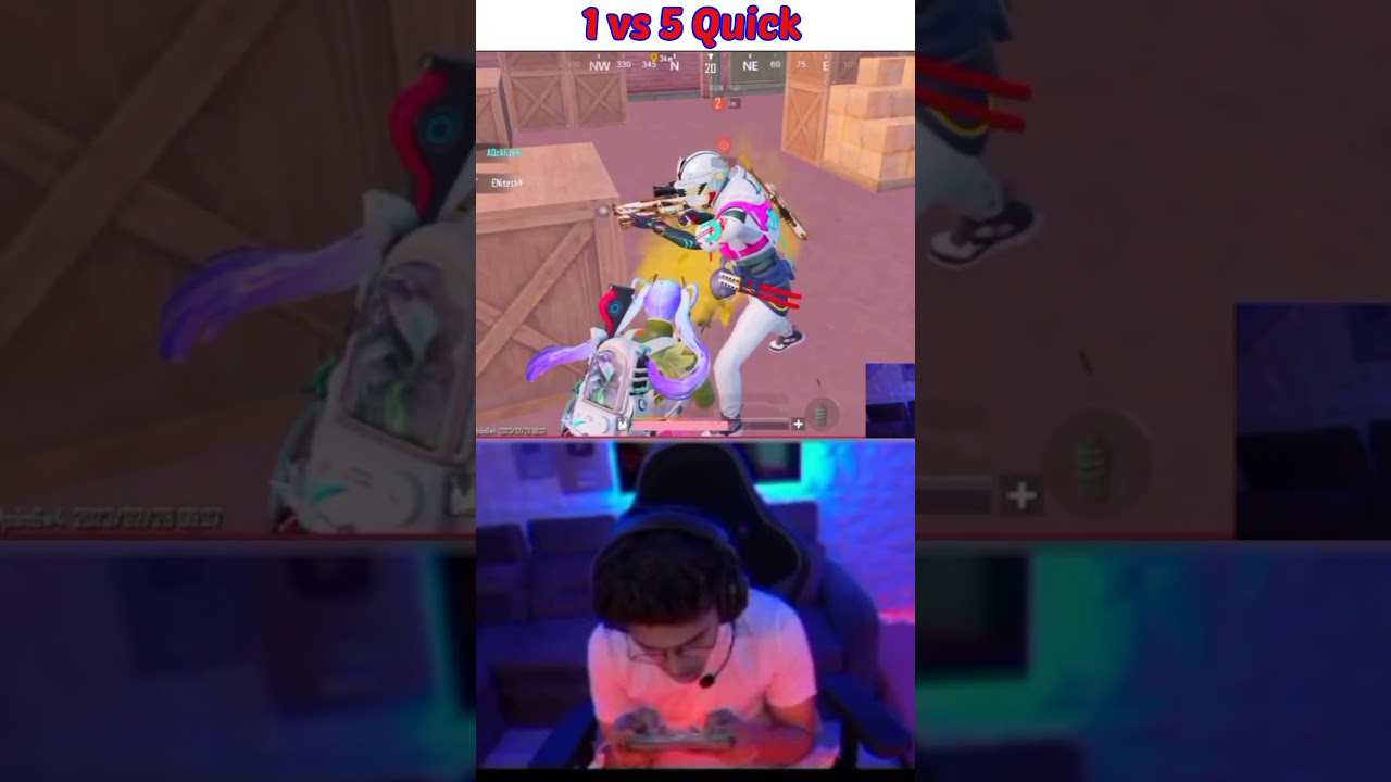 JONATHAN GAMING 1vs4 CLUTCH IN SECONDS AFTER LANDING😱 #jonathan #bgmi #pubg #shorts