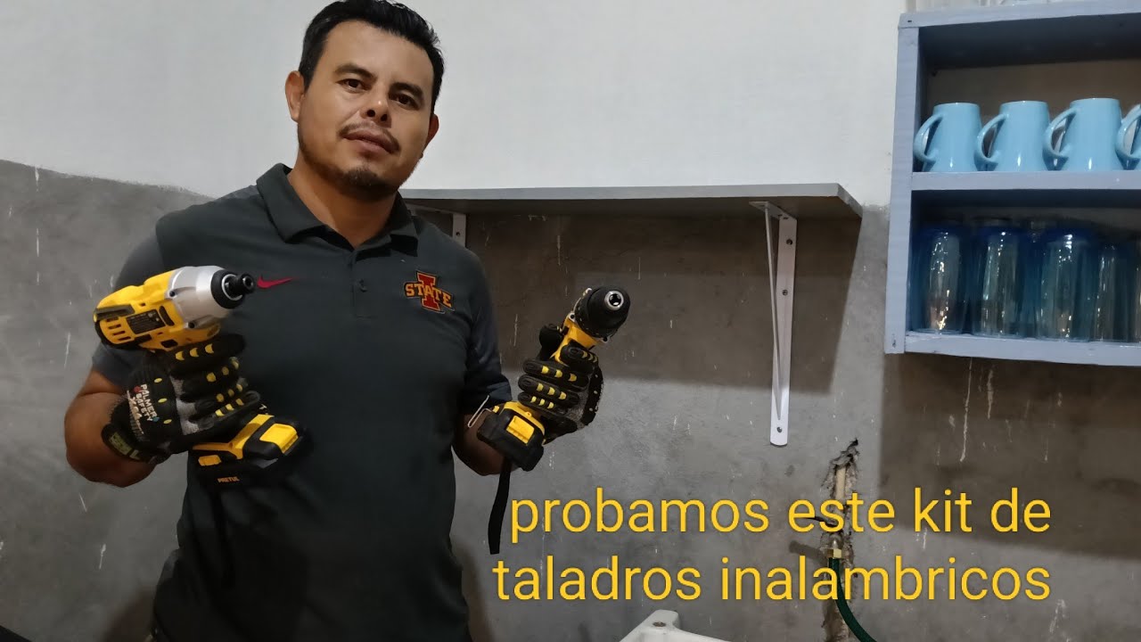 Probamos kit de taladros inalámbricos 