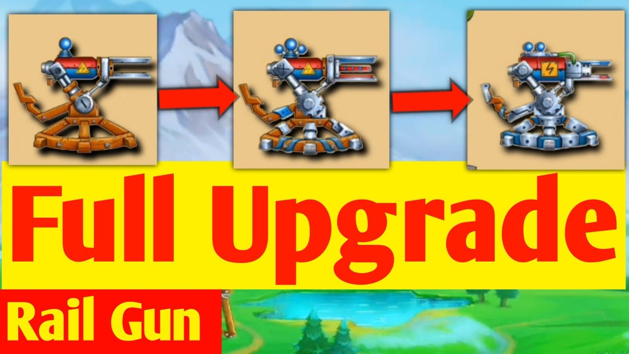 Полное улучшение рельсовой пушки Catapult 2 | Максимальный уровень |