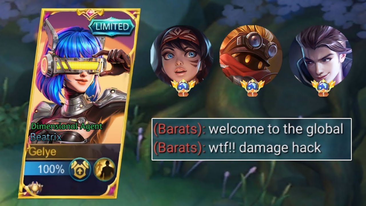 TOP GLOBAL BEATRIX 99.9% ONE SHOT BUILD TO DESTROY BARATS🔥