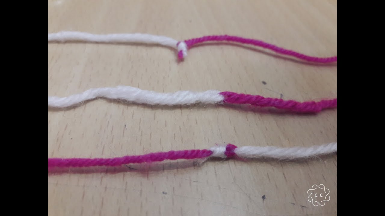 كروشية .. توصيل الخيوط بطرق مختلفه