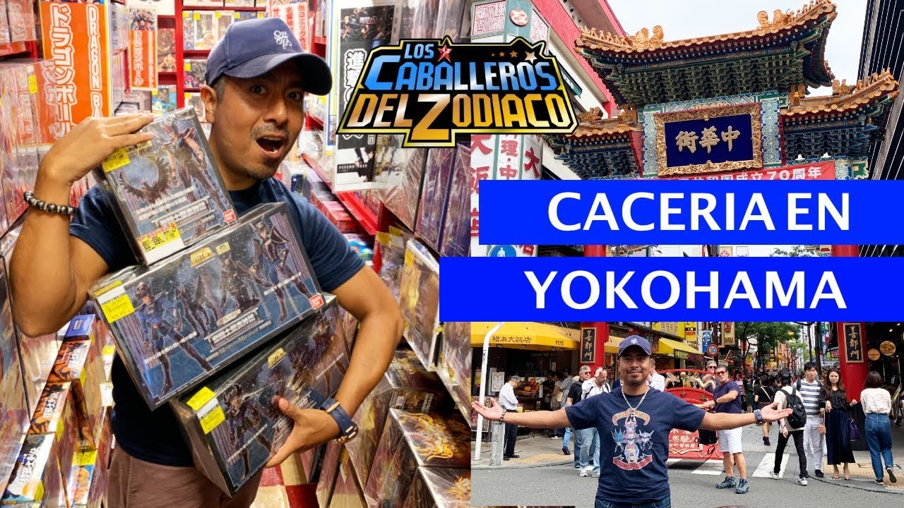 BUYING SAINT SEIYA FIGURES MYTH CLOTH IN YOKOHAMA | WALKING IN CHINATOWN WITH JAPAN GEEK