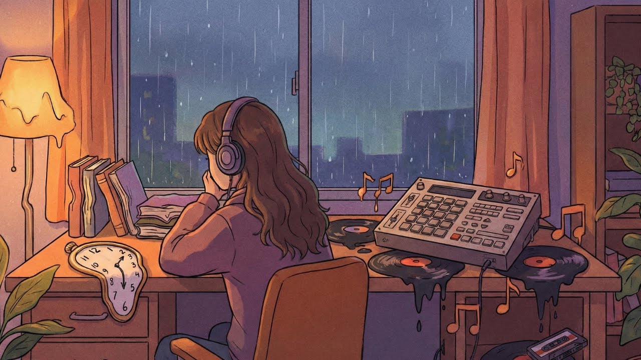 lofi music radio/time is melting sloppy beats to