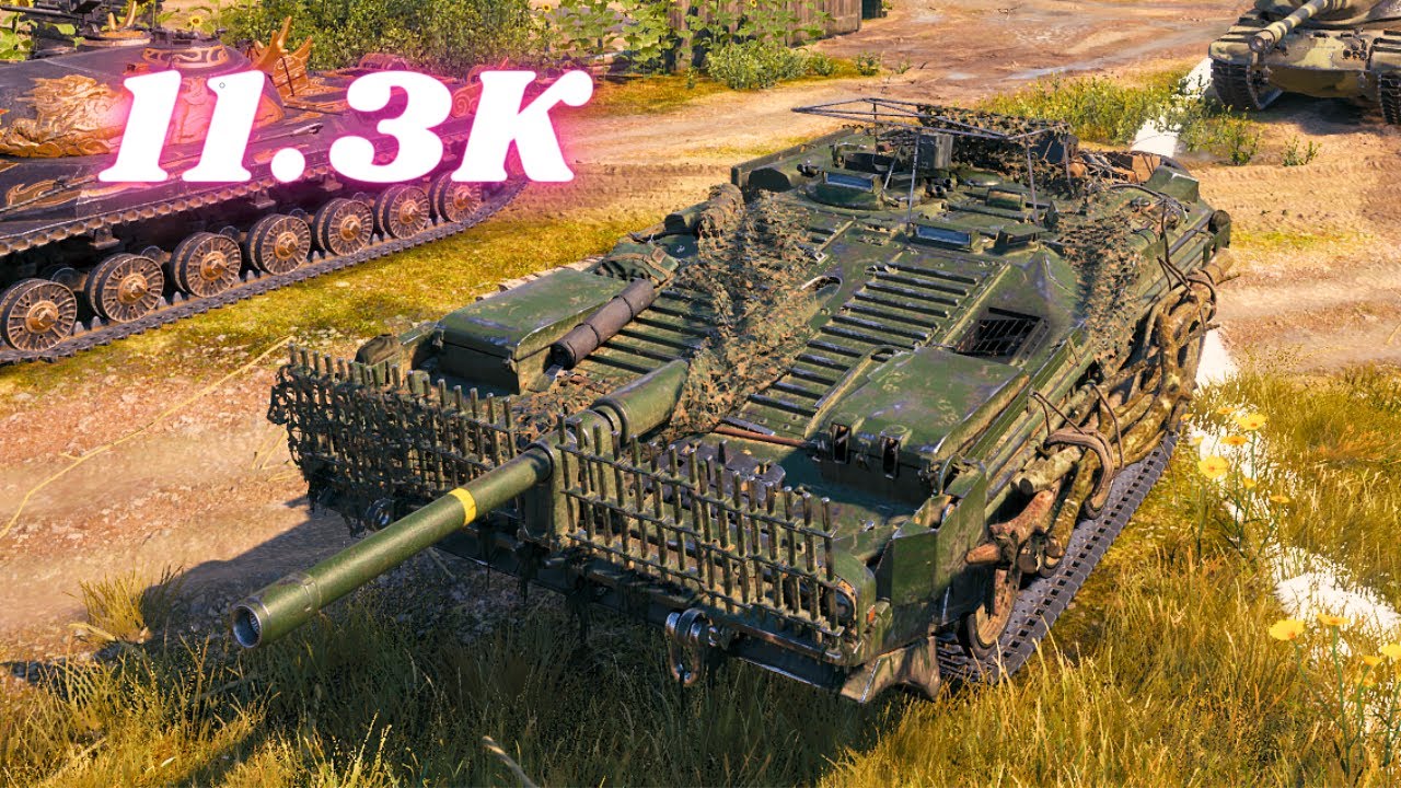 Strv 103B - 11.3K Damage 8 Kills World of Tanks Replays