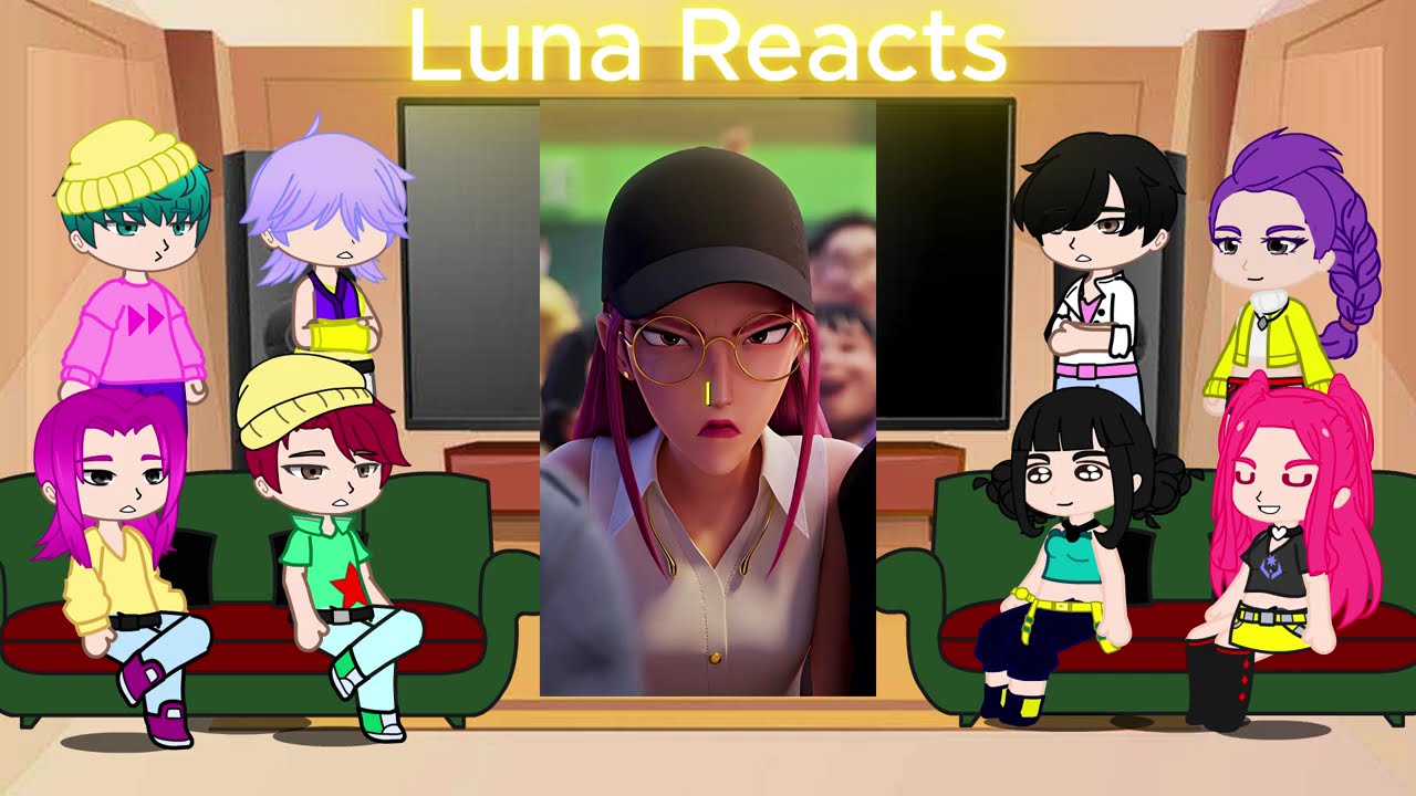 KPop Demon Hunters React To Themselves / TikToks + Memes / Huntrix & Saja Boys / Gacha React