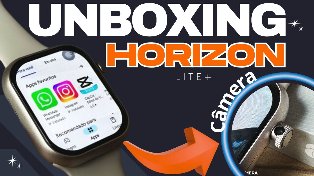 Relógio Smartwatch Horizon Lite + Android, Será o MELHOR  de 2025?