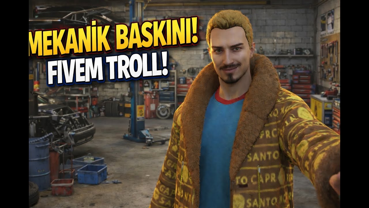 MEKANİĞE BASKIN ATMACA!! | FIVEM TROLL