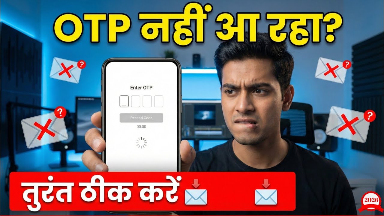 OTP not coming? 📩 | Fix Mobile SMS/OTP Not Received Problem 2026