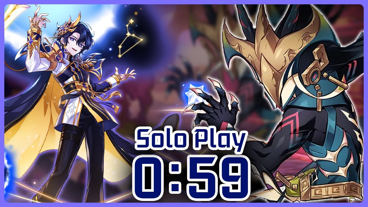 [엘소드/Elsword KR] 셀레스티아 플레가스의 초상 1인 0:59 / Celestia Plegas's Likeness Solo Play 0:59