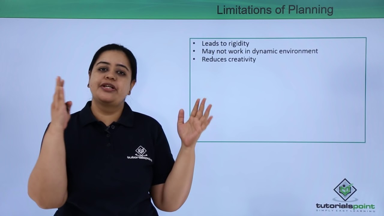 Class 12th – Limitations of Planning | Business Studies | Tutorials Point