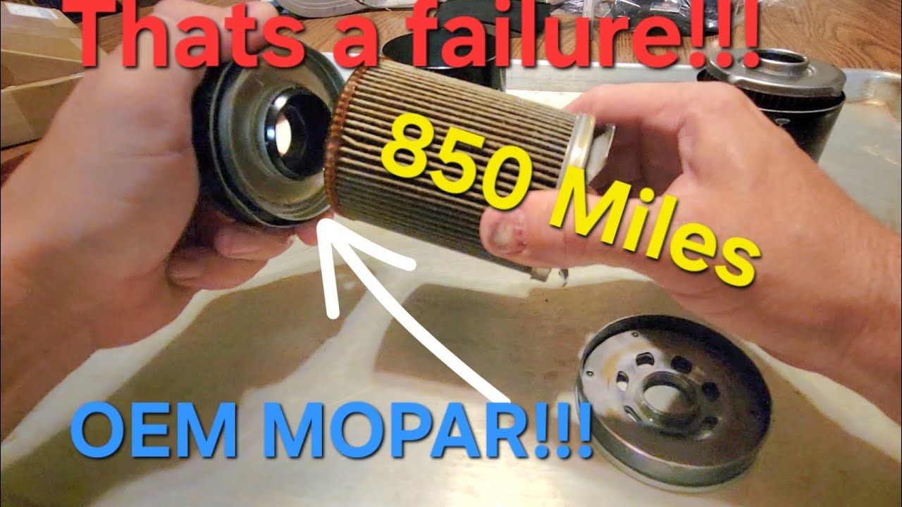 Ram Hurricane oil filter comparison.