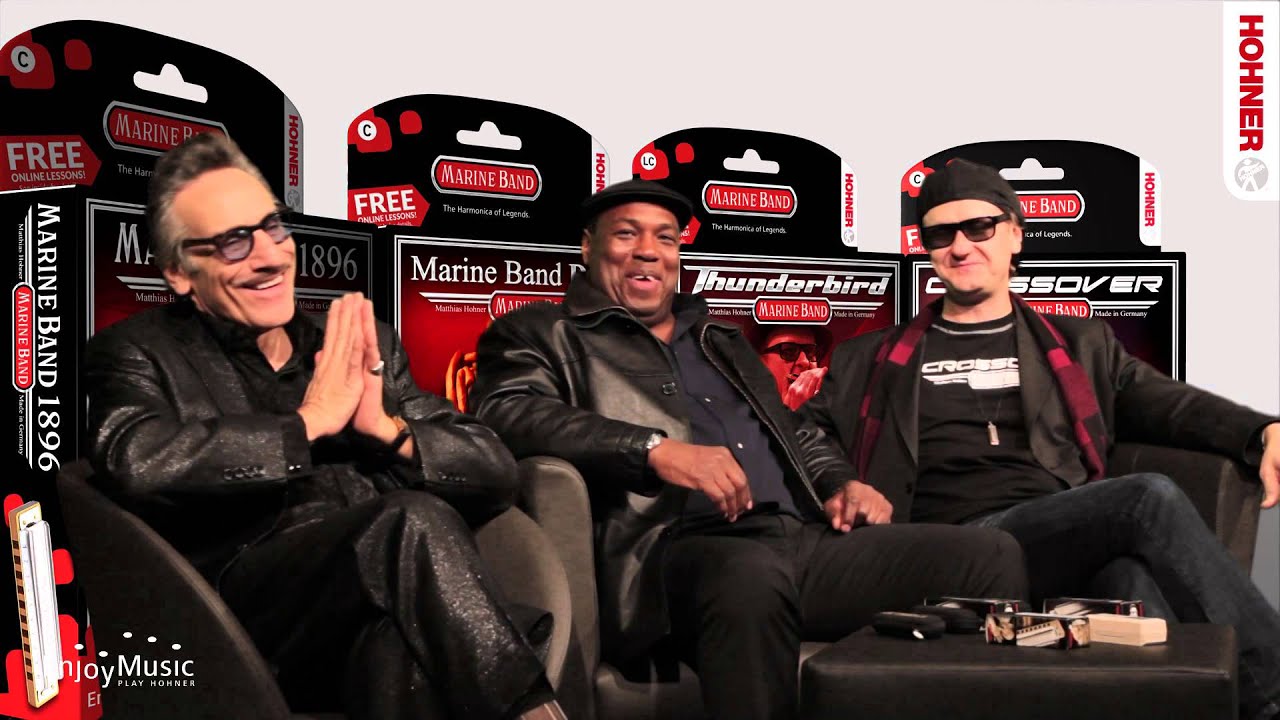 Rick Estrin, Keith Dunn & Joe Filisko about HOHNER Marine Band Harmonicas