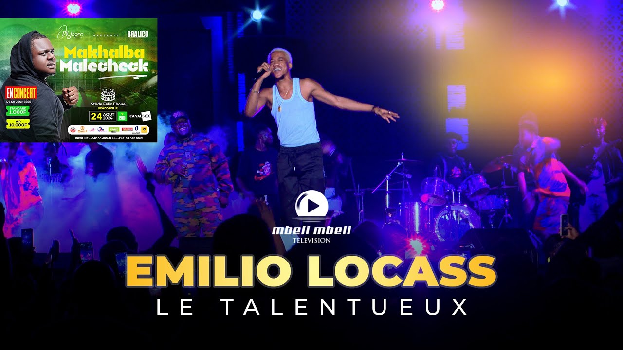 LE TALENTUEUX EMILIO LACASS MET DU FEU 🔥 AU CONCERT DE MAKHALBA AU STADE FELIX EBOUE