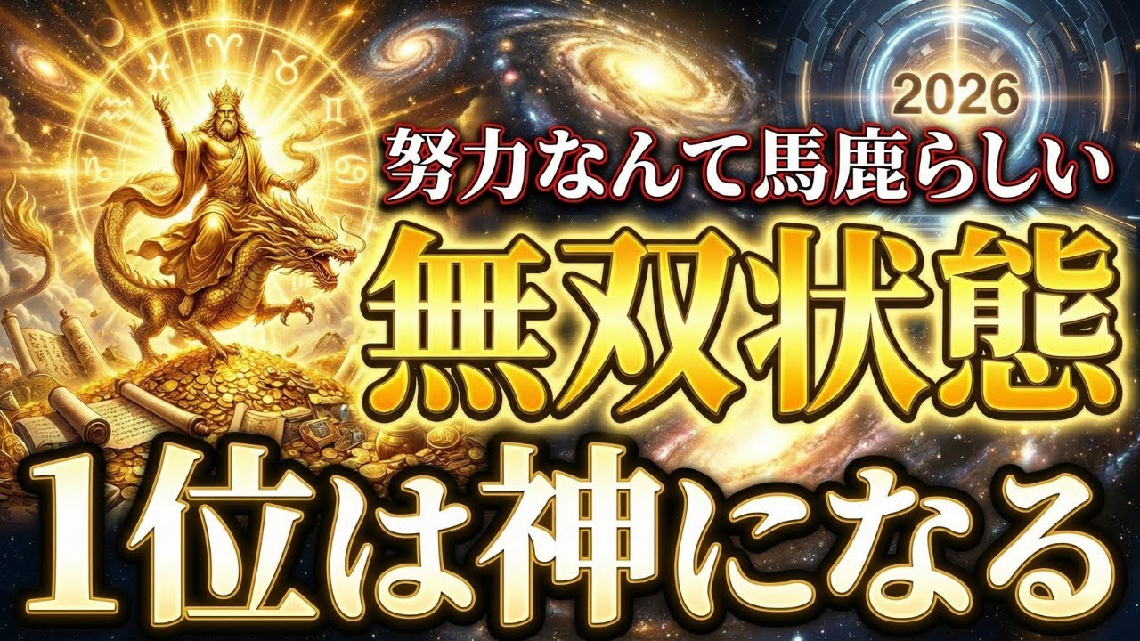 【2026年勝ち組決定】運勢が爆上がりする星座ランキング