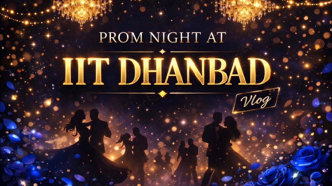 IIT Dhanbad Prom Night Vlog 🌙✨ | First Ever Prom Experience