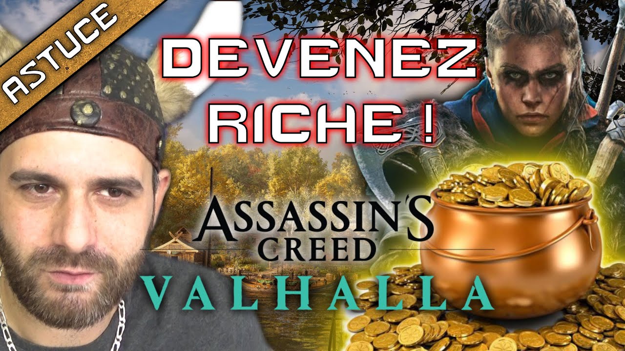 LES MEILLEURS ASTUCES POUR GAGNER DE L'ARGENT RAPIDEMENT ! ASSASSIN'S CREED VALHALLA !