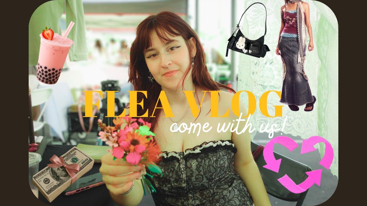 VEND WITH ME ★ A Very Unserious Flea Market Vlog