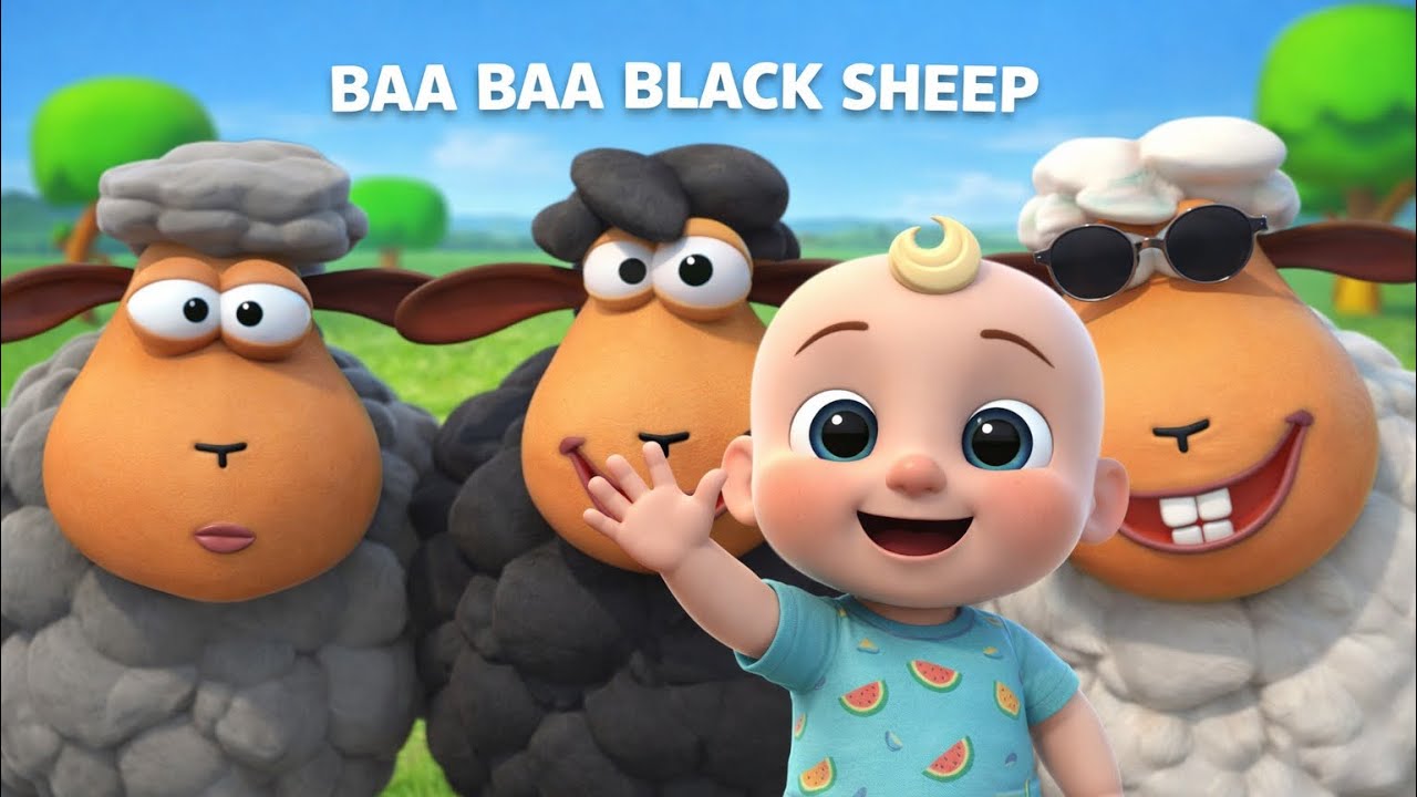 📌 Baa Baa Black Sheep 🐑🎶 | Cute Babies Learning Fun 🧸 | Baby Bubbles