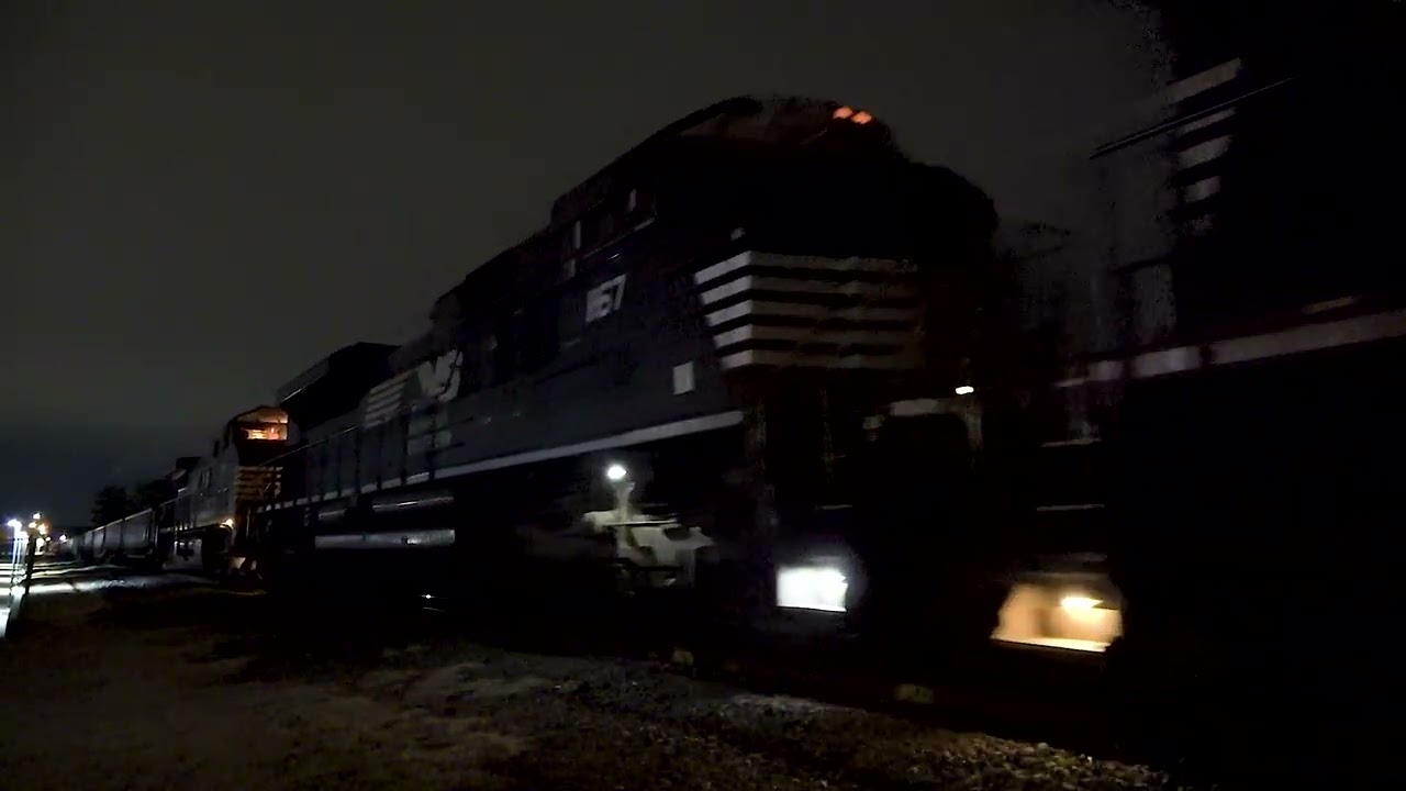 Full HD 60FPS: Conrail CA-60 on the Vineland Secondary with Three Norfolk Southern Wide Cabs 1/17/26