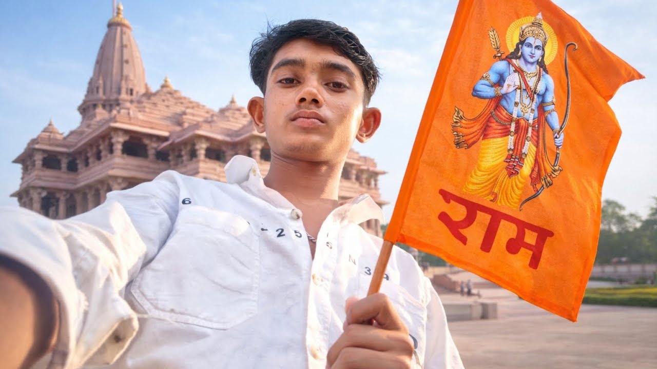 Ram mandir ki reli Jai shree Ram ji 🌹 #jaishreeram #rammandir #ekmotahathighumechala #vlog 
