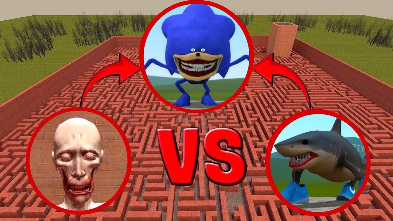 TUNG TUNG SAHUR vs SCP-096 vs SONIC TAPES | Garry’s Mod Epic Battle