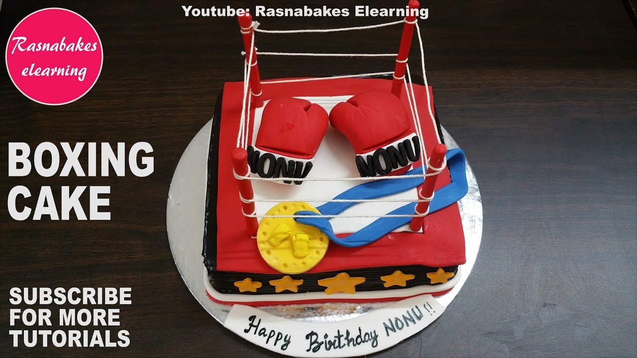 kickboxing  happy birthday cake design pic ideas images bakery cake maker decorating tutorial