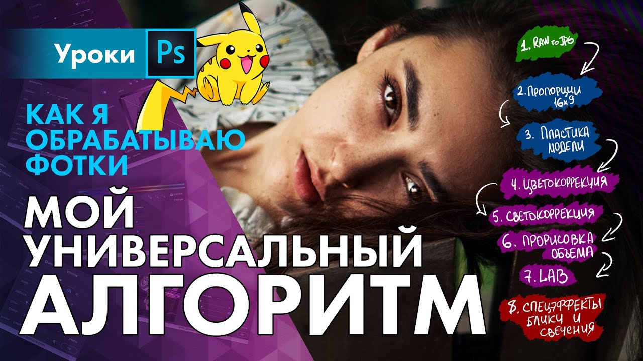 Как я обрабатываю фото / Алгоритм