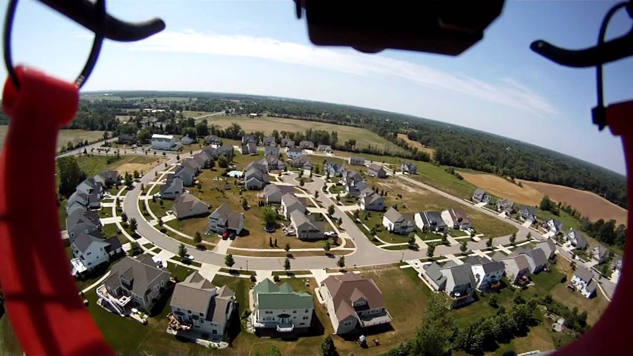 trex 450 F.P.V. with go-pro HD.