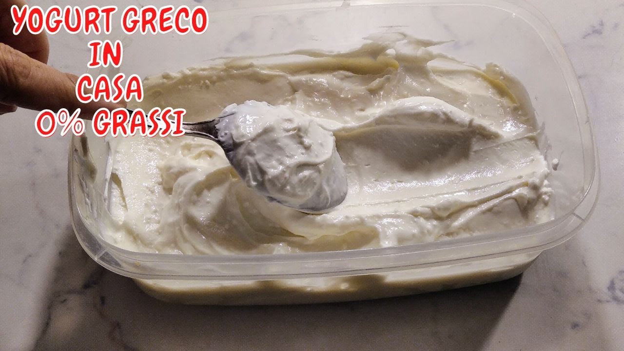 Yogurt greco fatto in casa sin grassi ne lattosio senza yogurtiera/Heidi Factotum