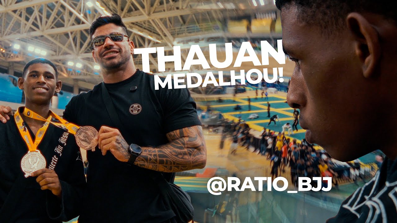 História sendo escrita - promessa cumprida! Acompanhei o campeonato de Jiu Jitsu do Thauan.