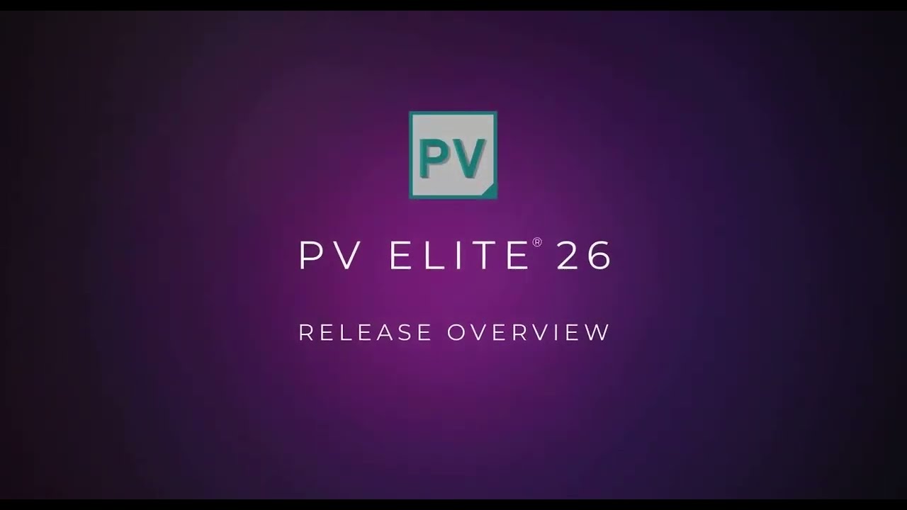 What's New in PV Elite 26