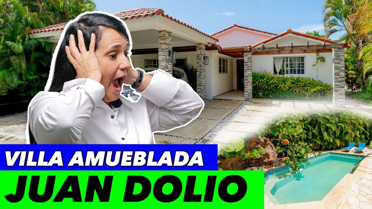 VILLA EN VENTA AMUEBLADA EN JUAN DOLIO | INVIERTE EN RD