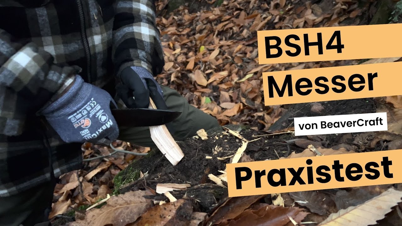Praxistest BSH4 Bushcraftmesser von BeaverCraft   #bushcraft #bushcraftknife #beavercraft