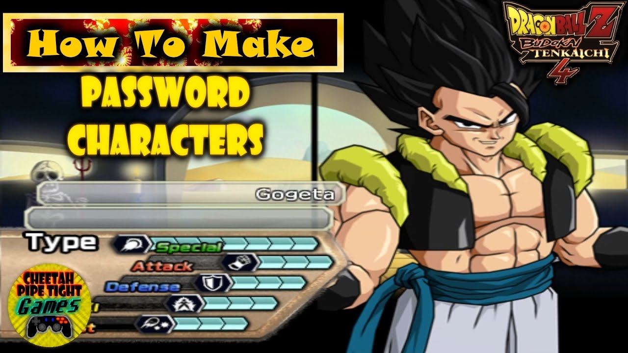 Как создать символы пароля DBZ Tenkaichi 4 Mod #dragonballz #tenkaichi4 #gameplay #password