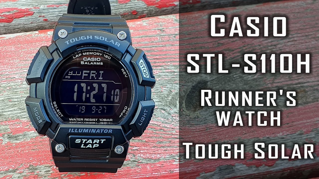 Casio Runner watch Tough Solar STL-S110H review #213 #gedmislaguna #casio #casiowatch