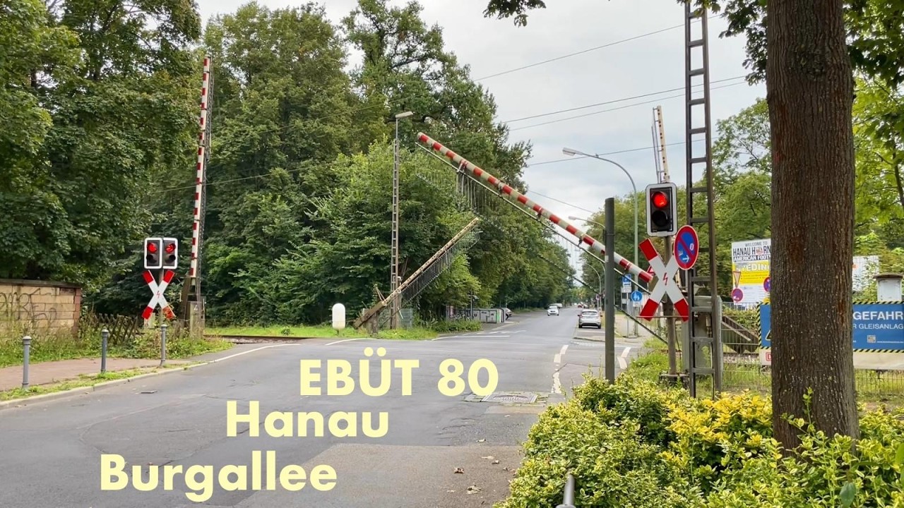 Bahnübergang Hanau Burgallee |  EBÜT 80 LzHH - Hp + GFR