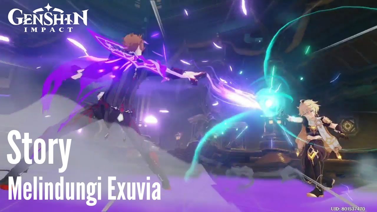 Melindungi Exuvia Dari Serangan Childe - Genshin Impact