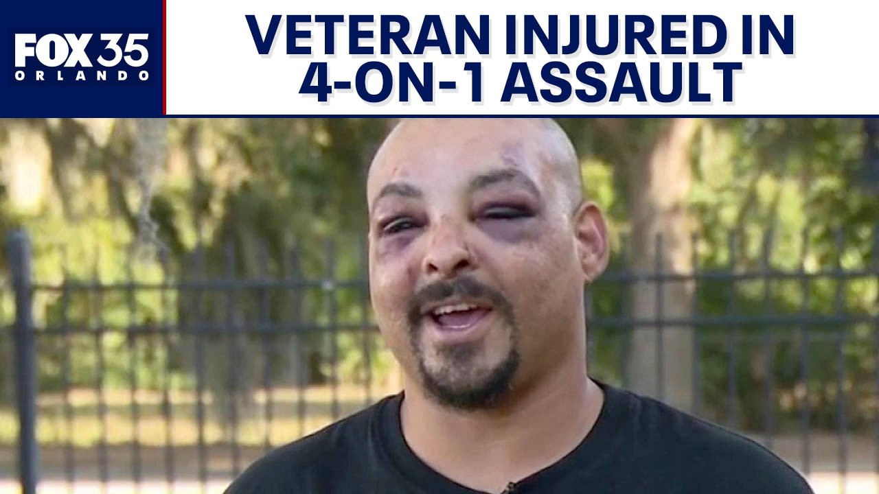 Army veteran injured in 4-on-1 assault at downtown Orlando smoke shop