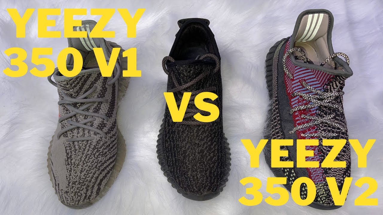 YEEZY 350 V1 VS V2! COMPARACIÓN!!