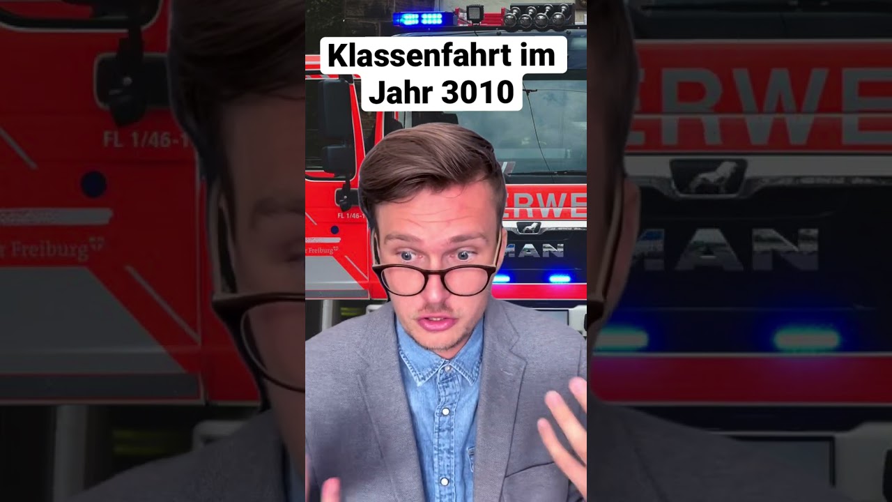 Feuerwehr in Zukunft 😳🚨 #schuleinzukunft #lindermusic #feuerwehr #feuerwehrauto #klassenfahrt