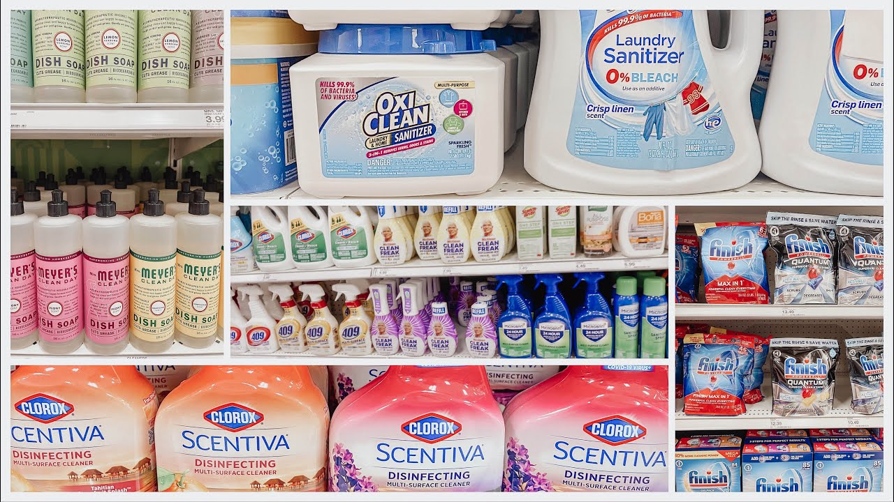 CLEANING PRODUCT SHOP WITH ME + HAUL