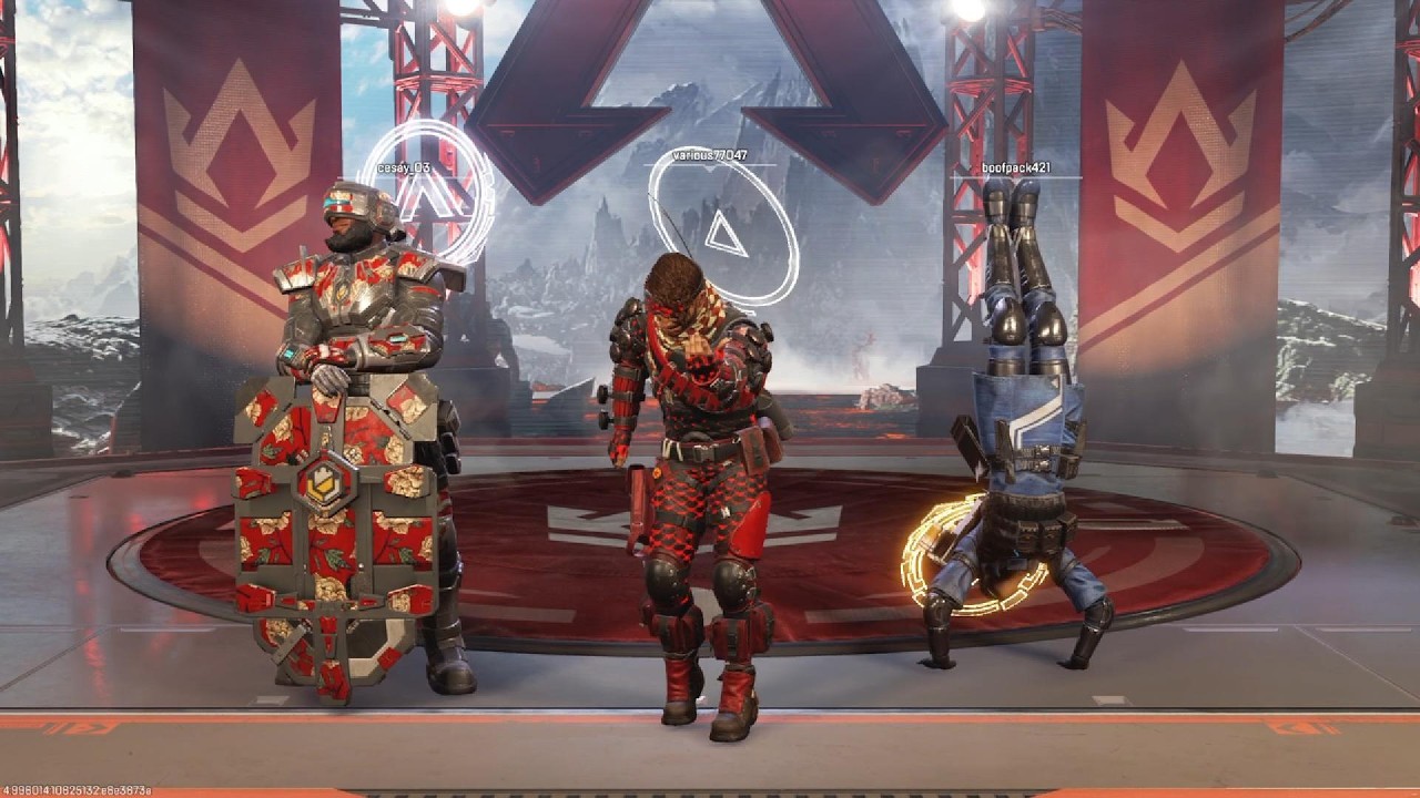 Apex Legends (Ranked with Friends, winning in a tight spot pause, being dead the entire game)
