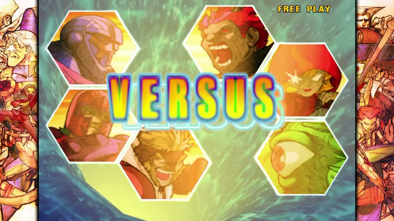 Marvel vs. Capcom 2 (PlayStation 4) Arcade as Sentinel, Magneto & Omega Red